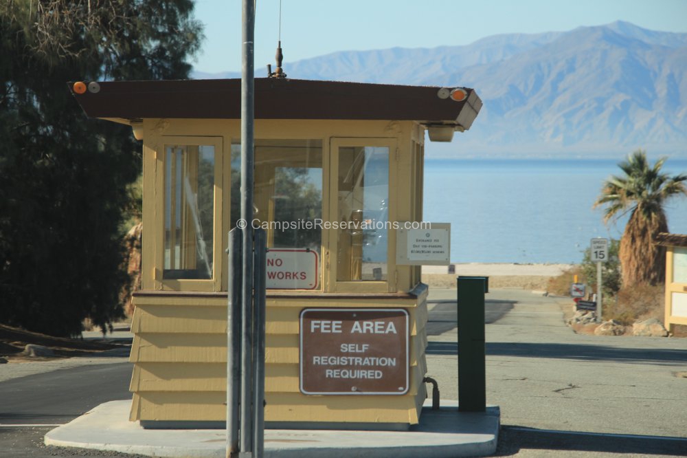 Mecca Beach Campground at Salton Sea State Rec Area, California, United